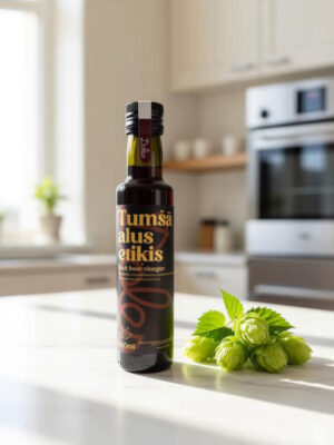 Tumšā alus etiķis